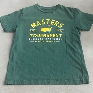 Masters Kids Green Tournament Tee